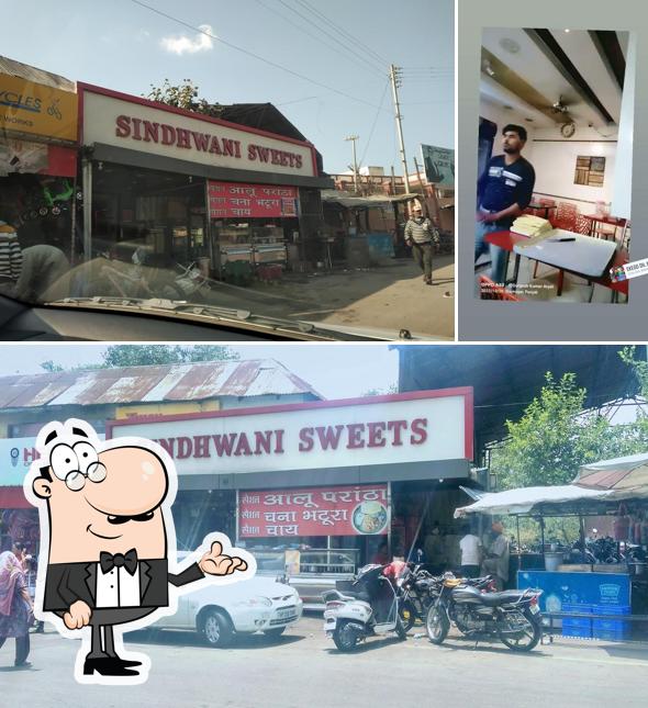 The interior of Sindhwani Sweets Shop