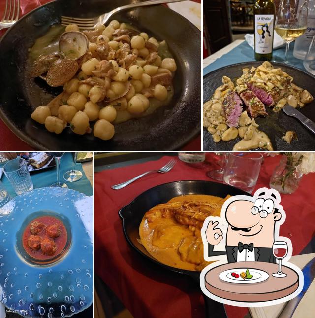 Platti al Trattoria del Castello