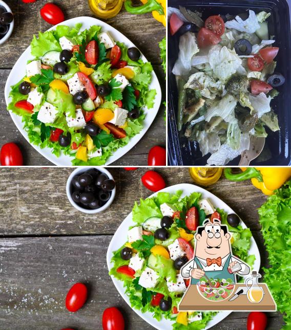 Greek salad at GreeNox - Healthy Bites, Happy Lives