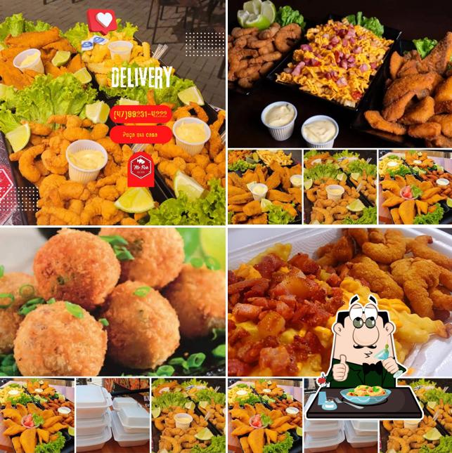 Comida em Mr. Fish Restaurante de peixe e camarão