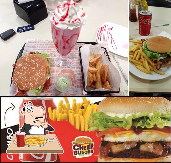 Batata frita em Cheef Burger Grelhados