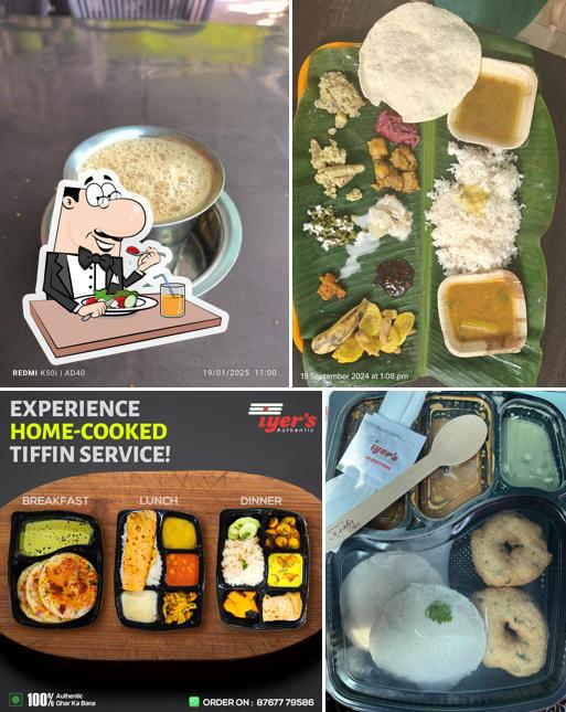 Food at iyer's Authentic Coffee House