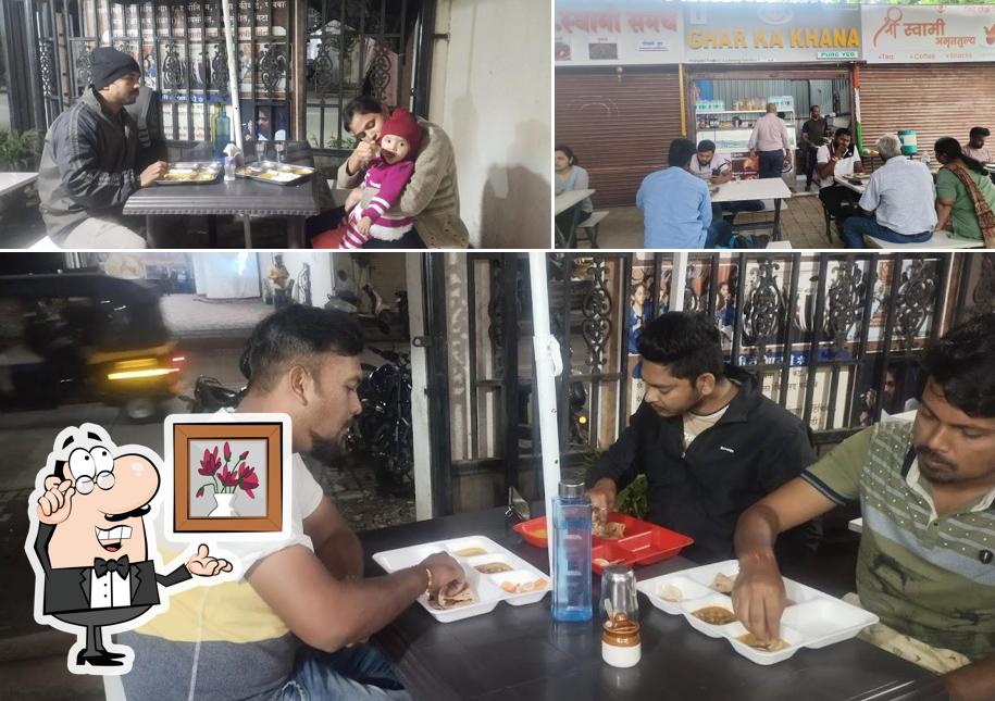 The interior of Ghar ka Khana