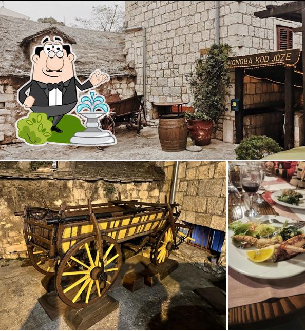 Dai un’occhiata alla foto che raffigura la esterno e bevanda di Konoba Kod Joze
