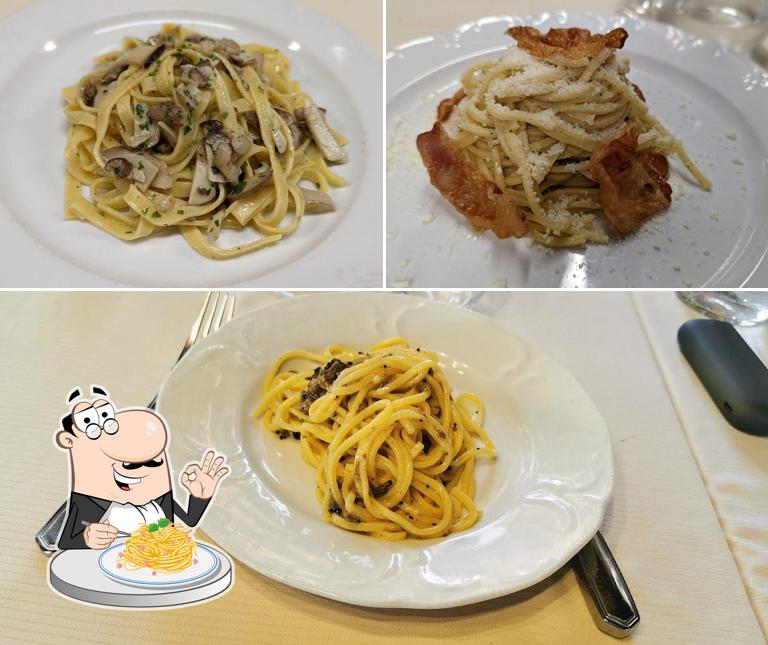 Spaghetti alla carbonara al La Locanda Dell Orso Rosa