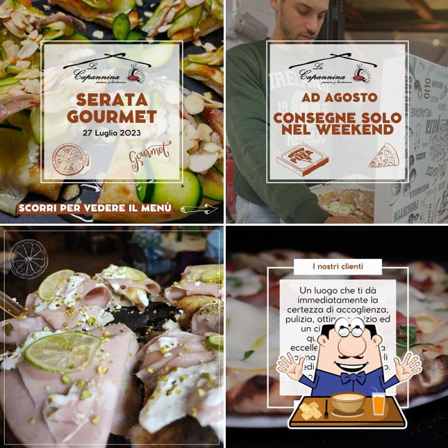 Cibo al Pizzeria ristorante La Capannina