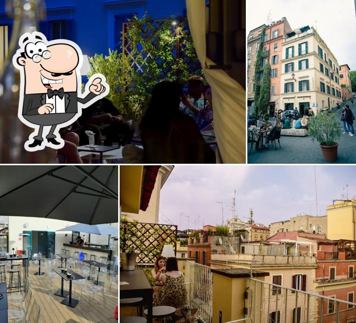 Gli interni di Ri.ONE RoofTop Cocktail bar