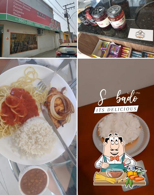 Esparguete à bolonhesa em Calderoni Rotisserie - Vila Rosário