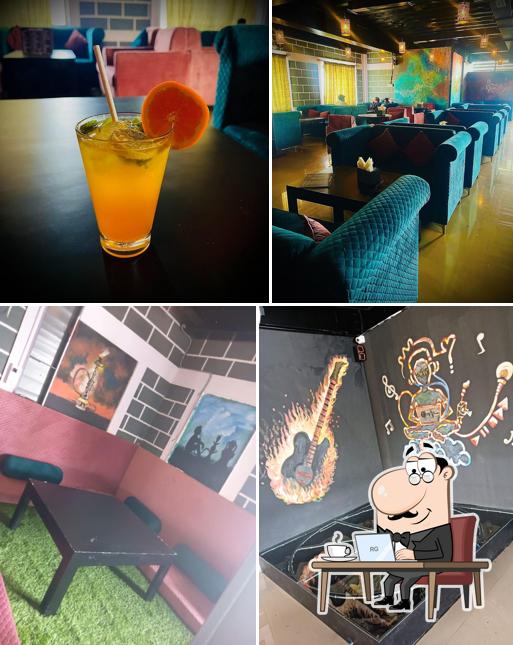 The interior of House Of Sheesha