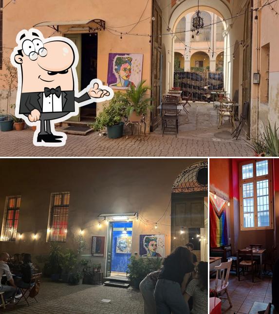 Gli interni di Pantagruel Osteria Maleducata