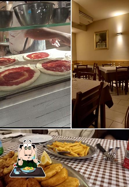 Dai un’occhiata alla foto che raffigura la cibo e interni di Ristorante pizzeria da Giorgio e figli