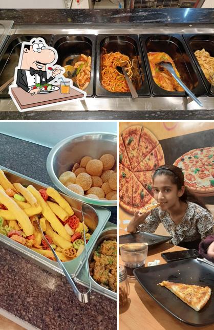 Food at Knock Out Unlimited Pizza