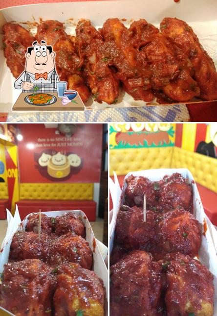 Chicken wings at JUST MOMOS