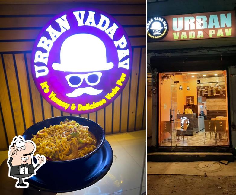 The interior of Urban Vada Pav