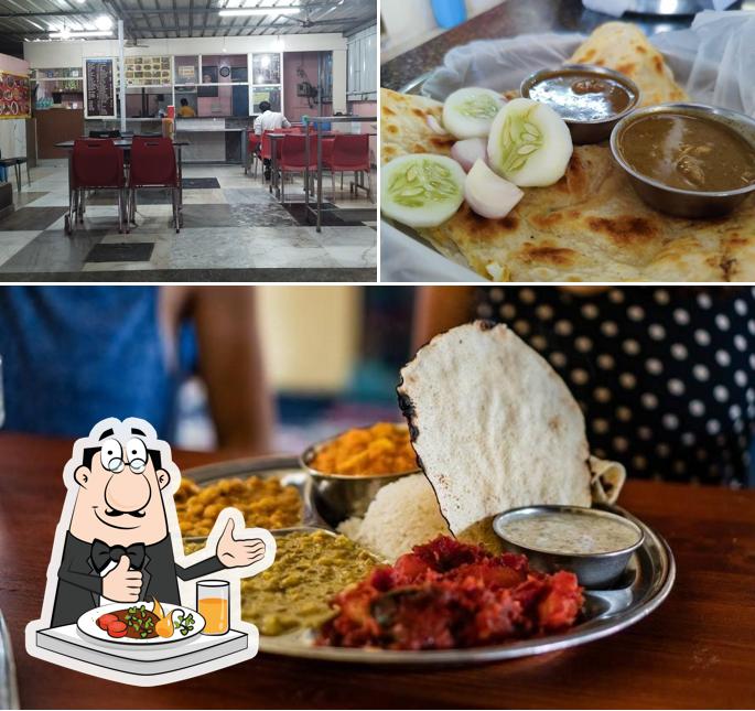 Among different things one can find food and interior at Gopal Kabab center