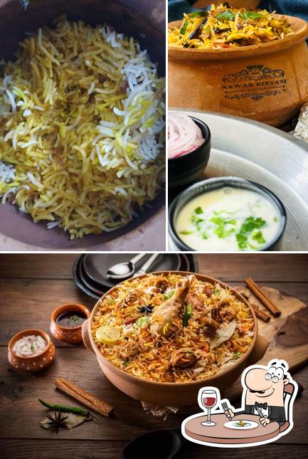 Food at Nawab Biryani
