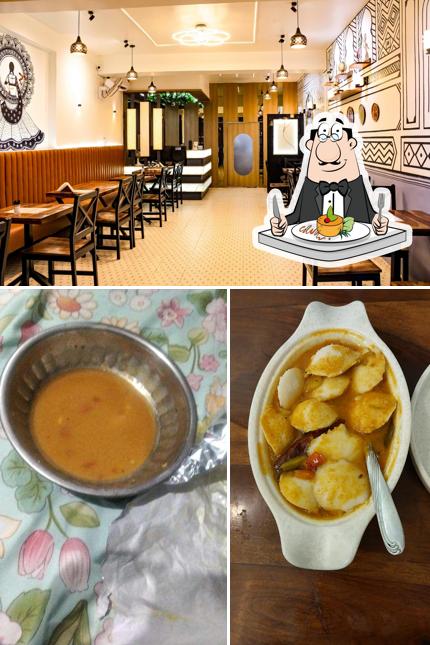 This is the photo depicting food and interior at Swadnamm