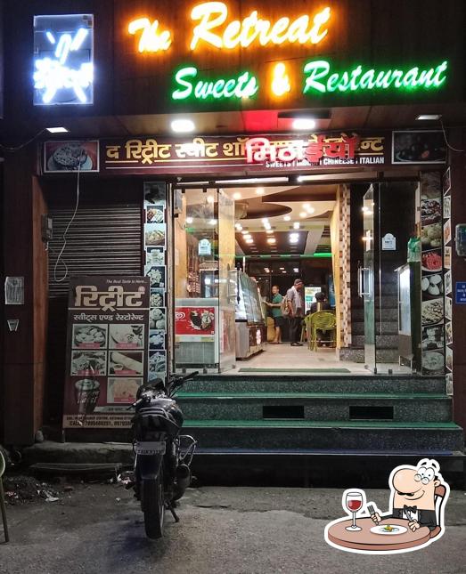 Food at The Retreat Sweets and Restaurant