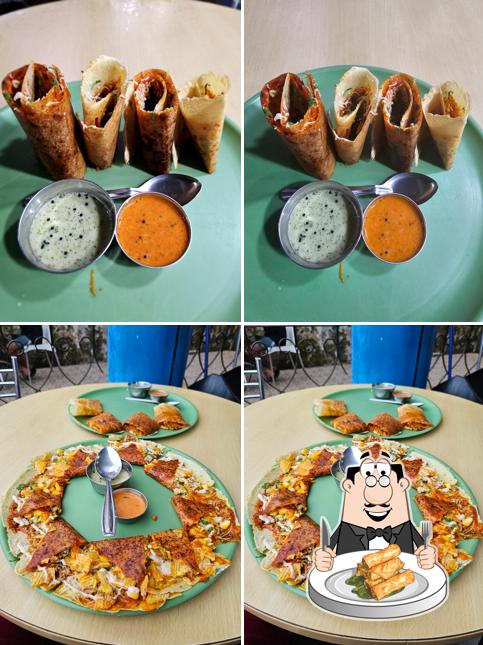 Spring rolls at Dosa and More