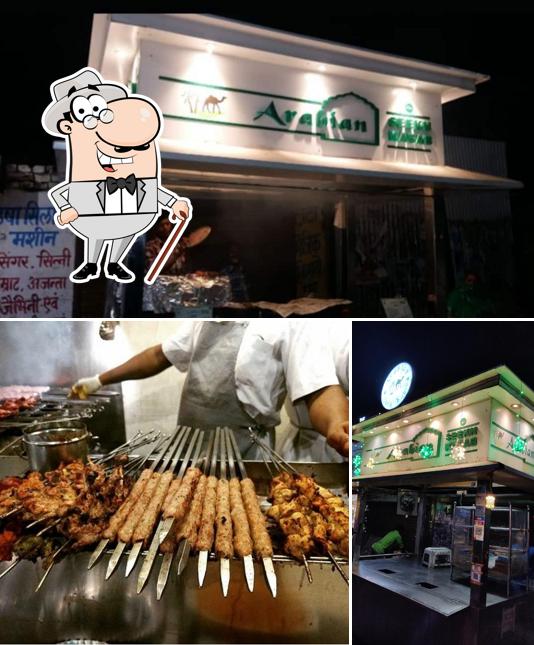 Check out how Arabian Seekh Kabab looks outside