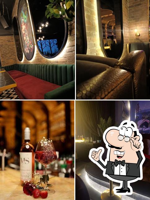 The interior of My Bar Headquarters Agra