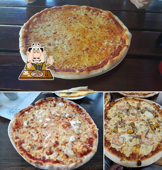 A Pizzeria Ancora, puoi prenderti una bella pizza