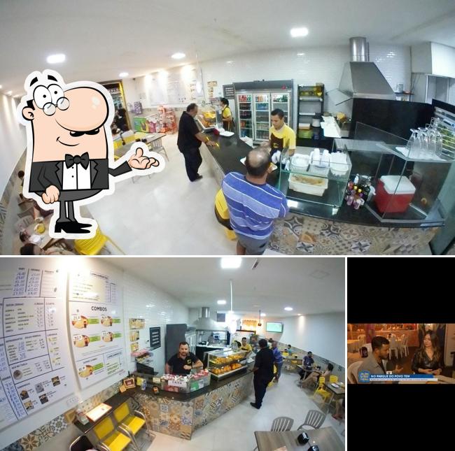 O interior do Pastel da Liberdade