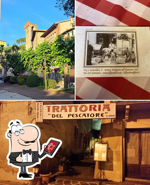 Puoi goderti l'aria fresca da seduto all'esterno di Hotel-Trattoria Del Pescatore Snc