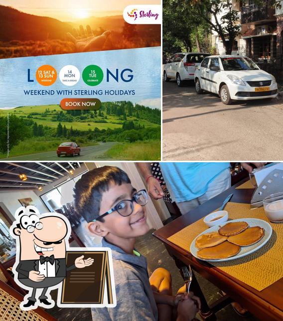 Check out the picture displaying exterior and beverage at Rasa