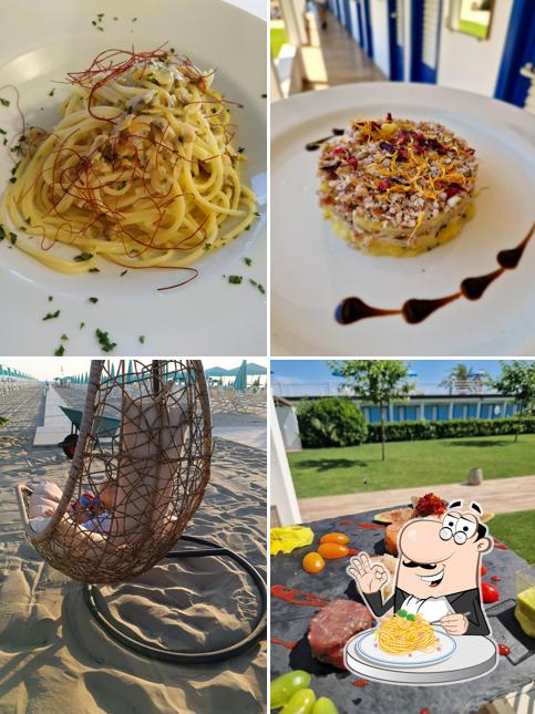 Spaghetti alla carbonara al Ristorante Bagno Edy