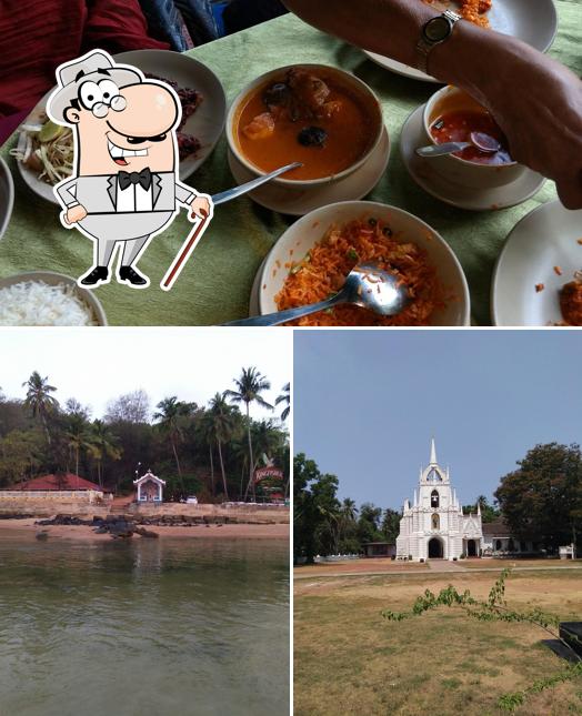 Among different things one can find exterior and food at Jack's Corner