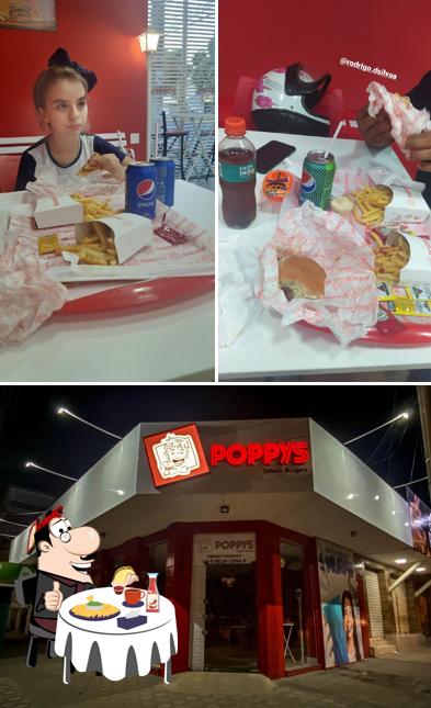 Prato de queijo em Poppys Smash Burger