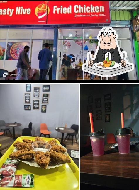 Food at Tasty Hive Fried Chicken