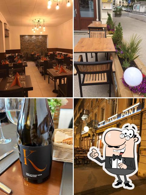 Gli interni di Restaurant du Grand-Pont
