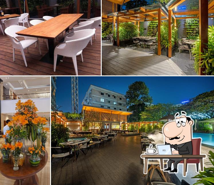 The interior of Afghan Grill