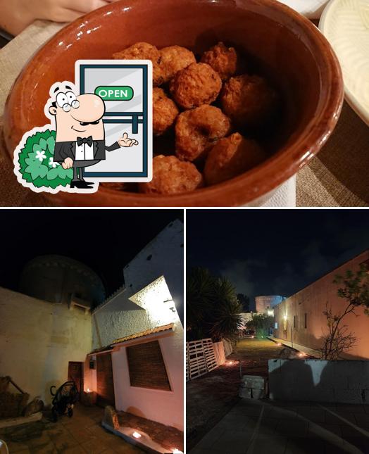 La foto di esterno e cibo da Masseria Torre Frascinari