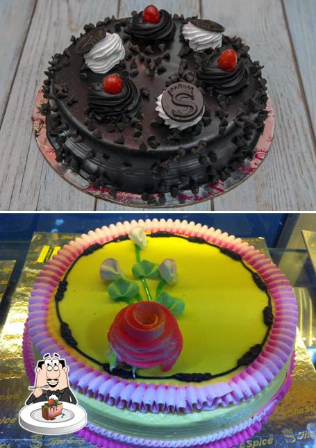 Chocolate cake at The Sugarr & Spice