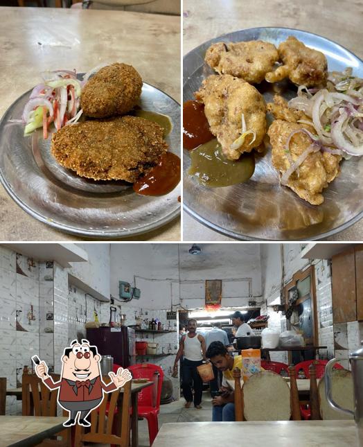 Among various things one can find food and interior at Bapi Restaurant
