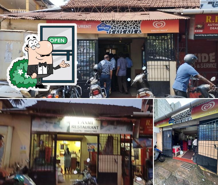 The exterior of Laxmi Restaurant