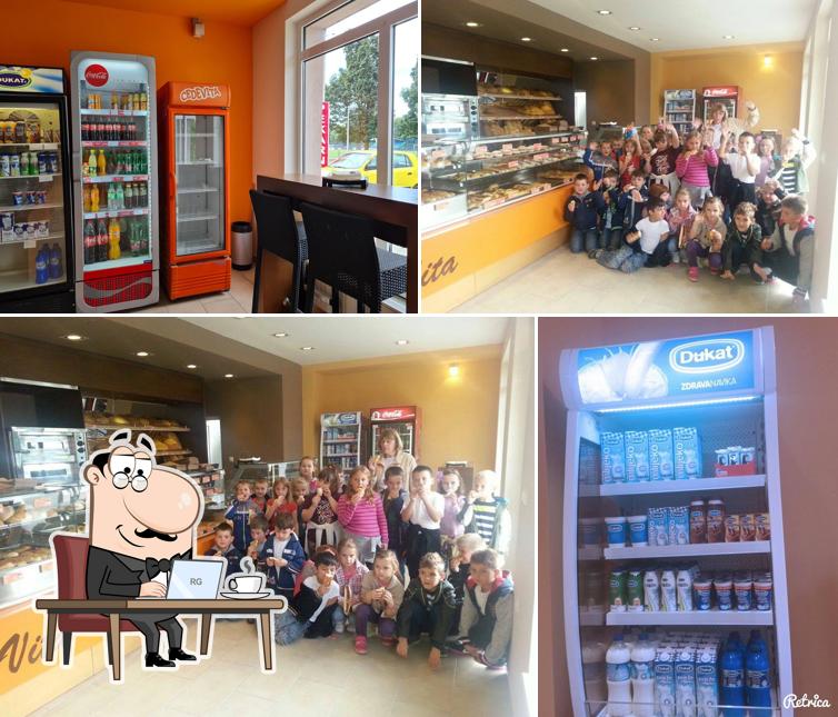 Gli interni di Pekarna “Pane Di Vita”