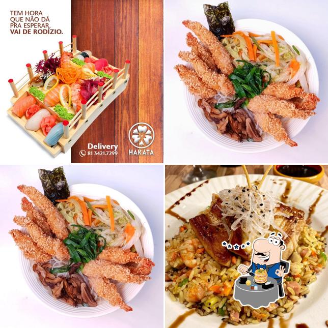 Comida em Restaurante Hakata - Chinesa, Japonesa, Sushi, Yakisoba