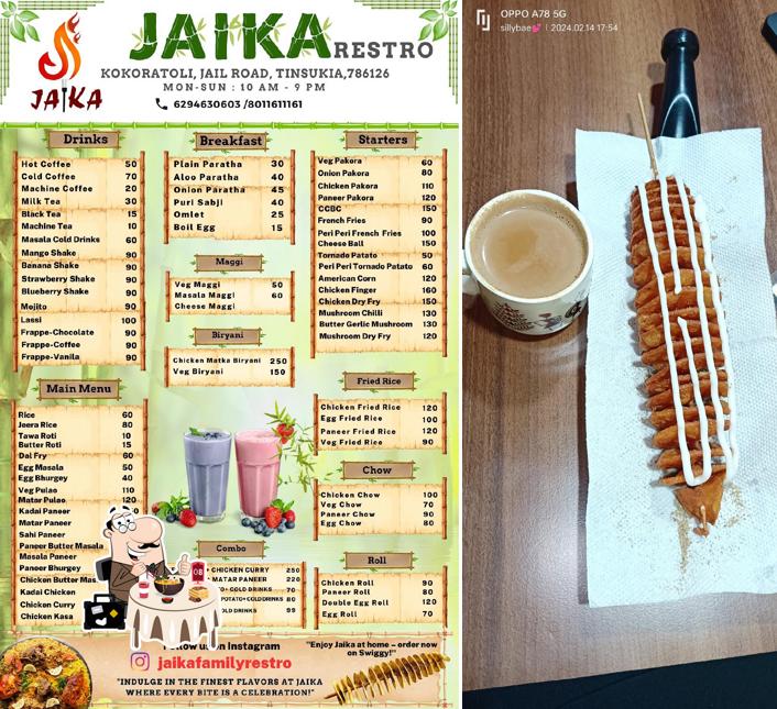 Food at Treat Corner