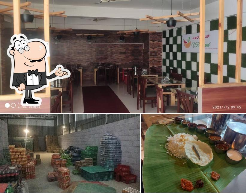 VR Grand Andhra Restaurant is distinguished by interior and food