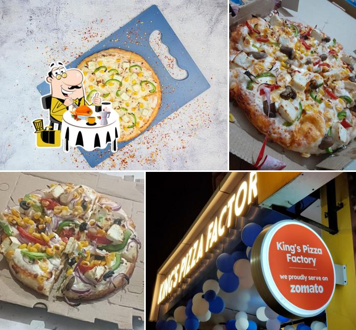 Food at King's Pizza Factory