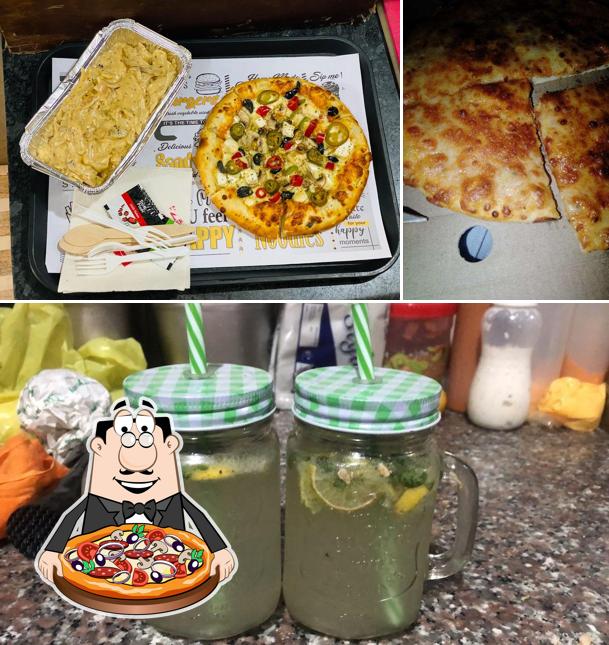 Try out pizza at Canadian Pizza & Burger
