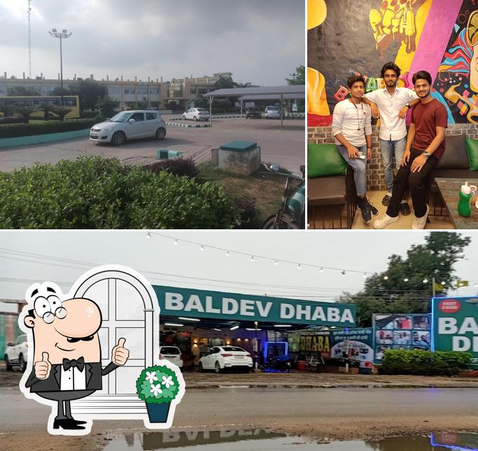 Baldev AC Dhaba is distinguished by exterior and food