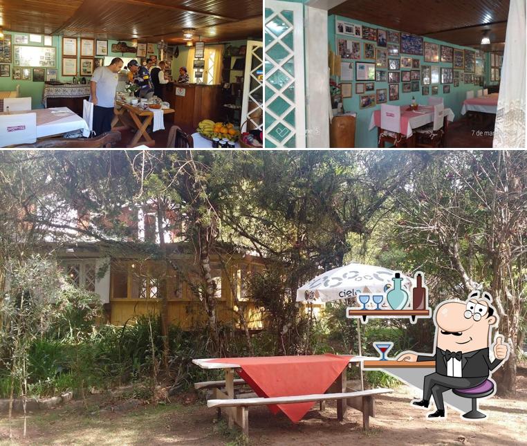 O interior do Rancho da Cilia