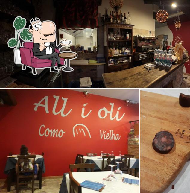 Gli interni di Ristorante All i Oli