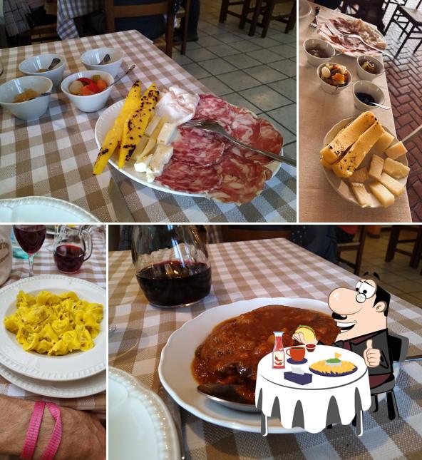 Piatto di formaggi al Agriturismo San Francesco