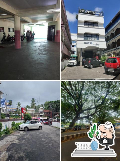 The exterior of Hotel Chinnu’s